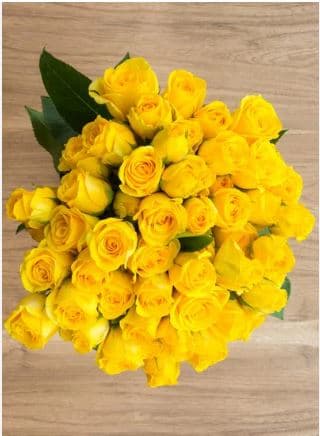 Spray Roses Assorted Yellow Yellow 50 Cm