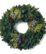 Christmas Wreath Mix 36"