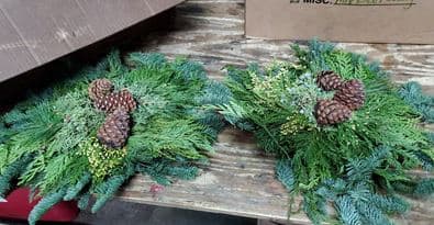 X-mas Door Charm Green 28 '' Inch